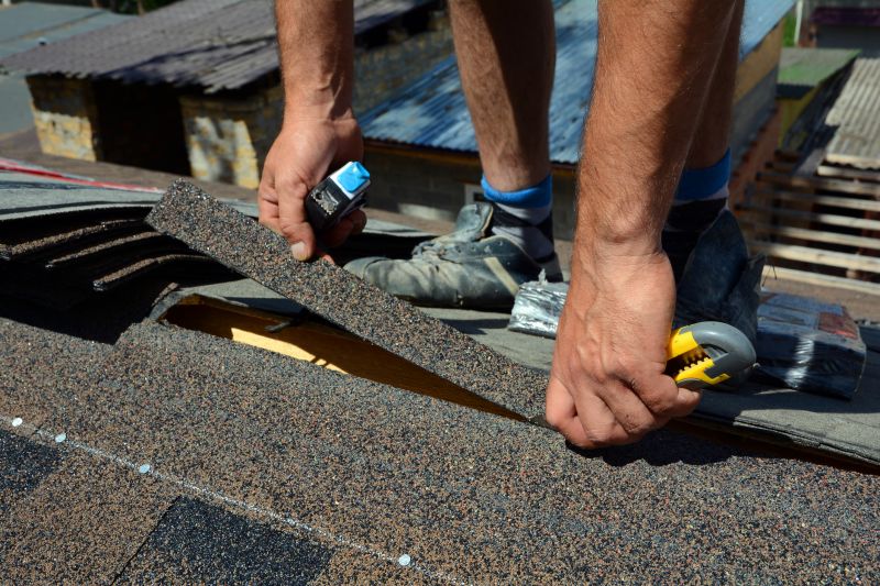 Replacing broken shingles